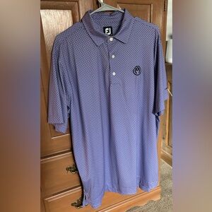 Men’s Purple Foot Joy Golf Shirt - Large